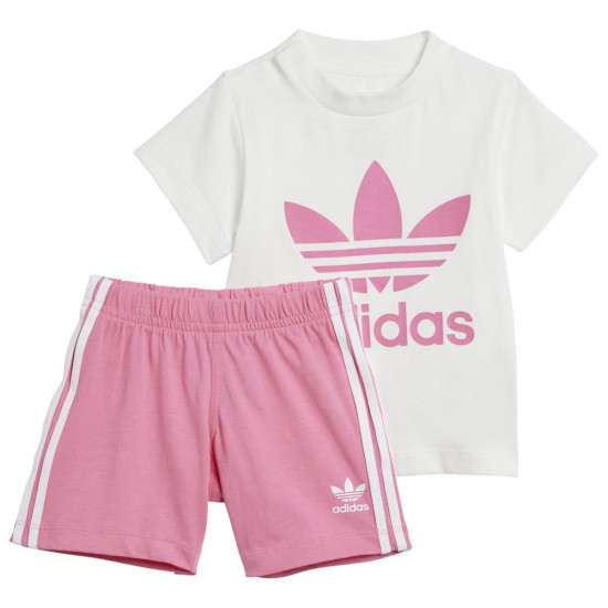 Adidas Βρεφικό σετ Trefoil Shorts Tee Set